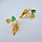 Gold Pearl Earrings